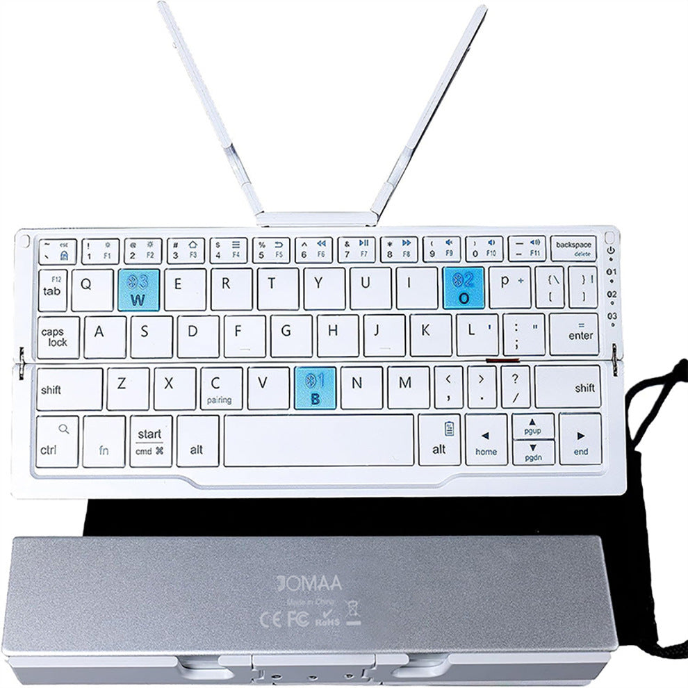 Foldable Aluminum Bluetooth Keyboard