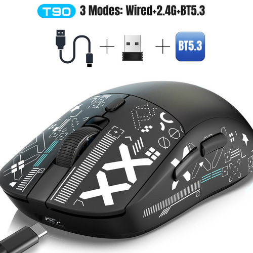 Budget Tri-Mode Wireless Silent Gaming Mouse