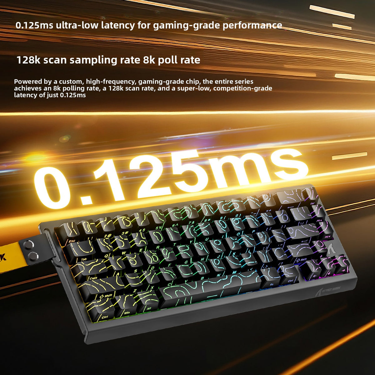 Attack Shark Magnetic Axis Gaming Keyboard