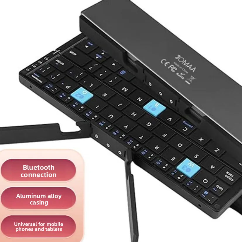 Foldable Aluminum Bluetooth Keyboard