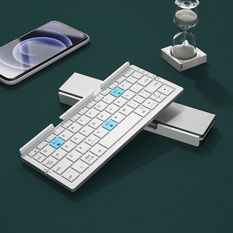 Foldable Aluminum Bluetooth Keyboard